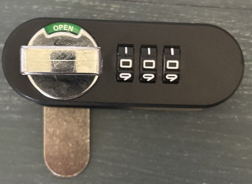WeHere 16 Key Lock Box Wall Mount Combination Safe Black/White w/Tags