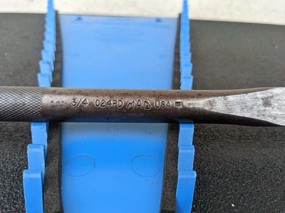 #bn840 Mac Tools Heavy Duty Flat Tip Chisel C24PD USA