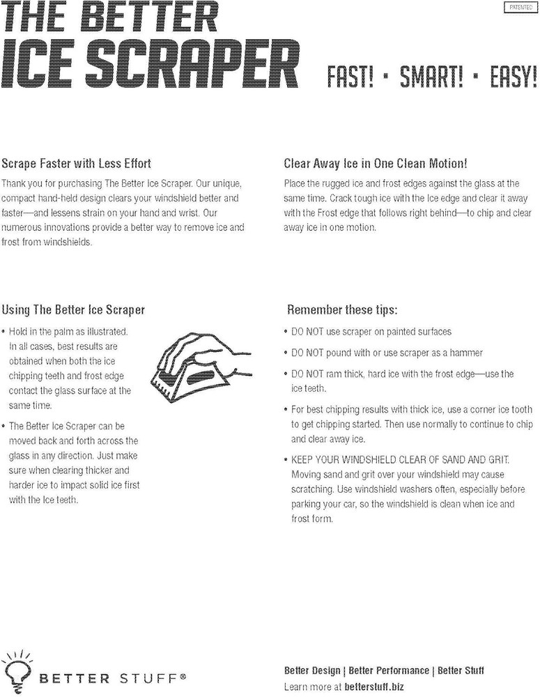 Revolutionary Ice Scraper with Shape Shifting Technology | Fast & Ergonomic