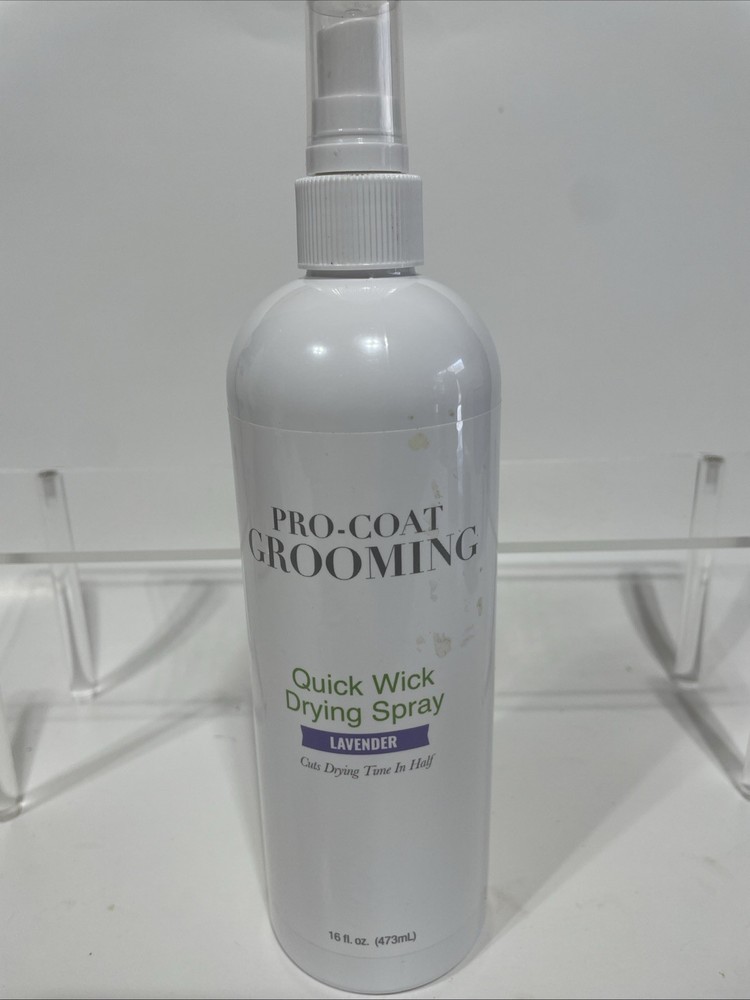 Pro Coat Grooming Lavender Quick Wick Drying Spray 16 Oz