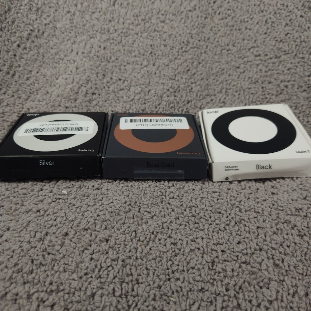 3 Loop Earplugs Switch 2 Experience 2 Quiet 2 -Silver, Rose Gold, Black Open Box