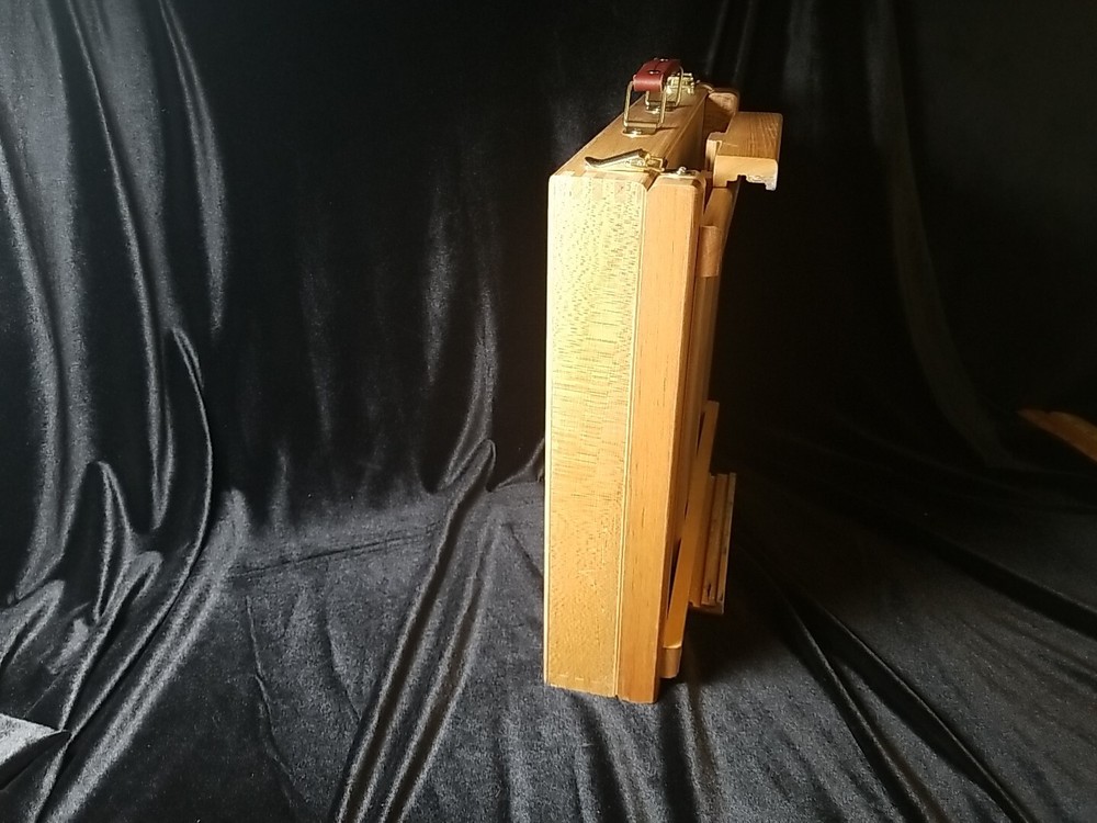Beech Wood Folding Paint Sketch Box Table Easel with Drawer