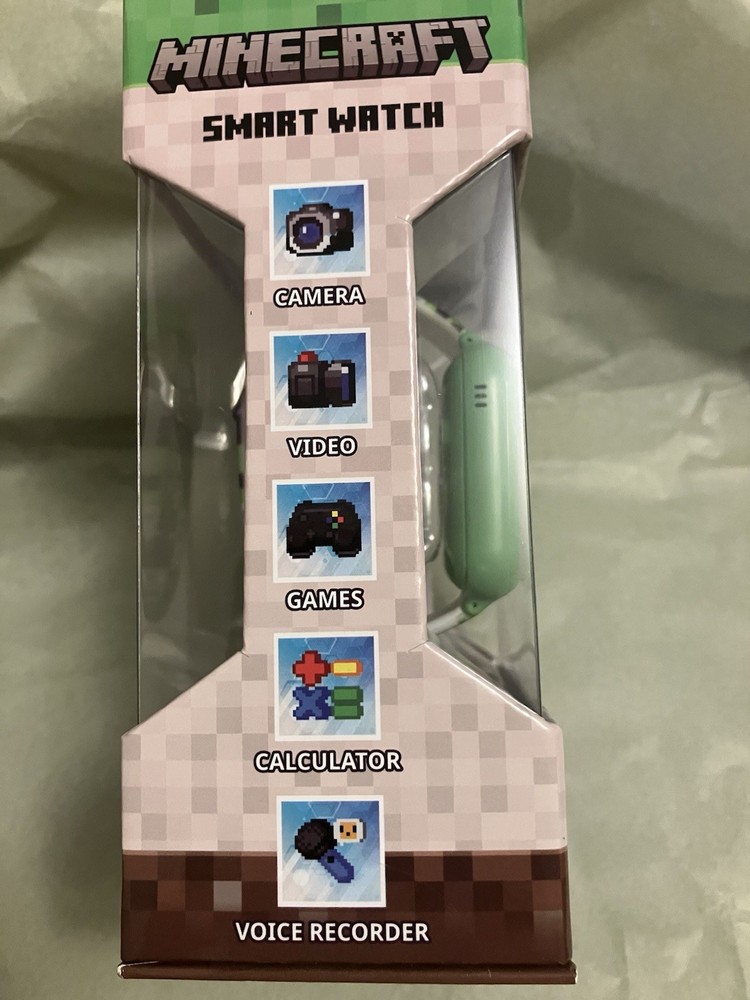 Minecraft Interactive SmartcWatch With Camera Touch Screen For Kids
