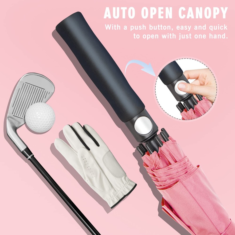ZOMAKE Golf Umbrella Windproof Extra Large Oversized Heavy Duty Double Canopy