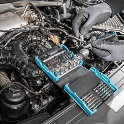 SmartCase socket set 2200SC-2 I 50-piece tool Multi-colour Ratchet Bit Set