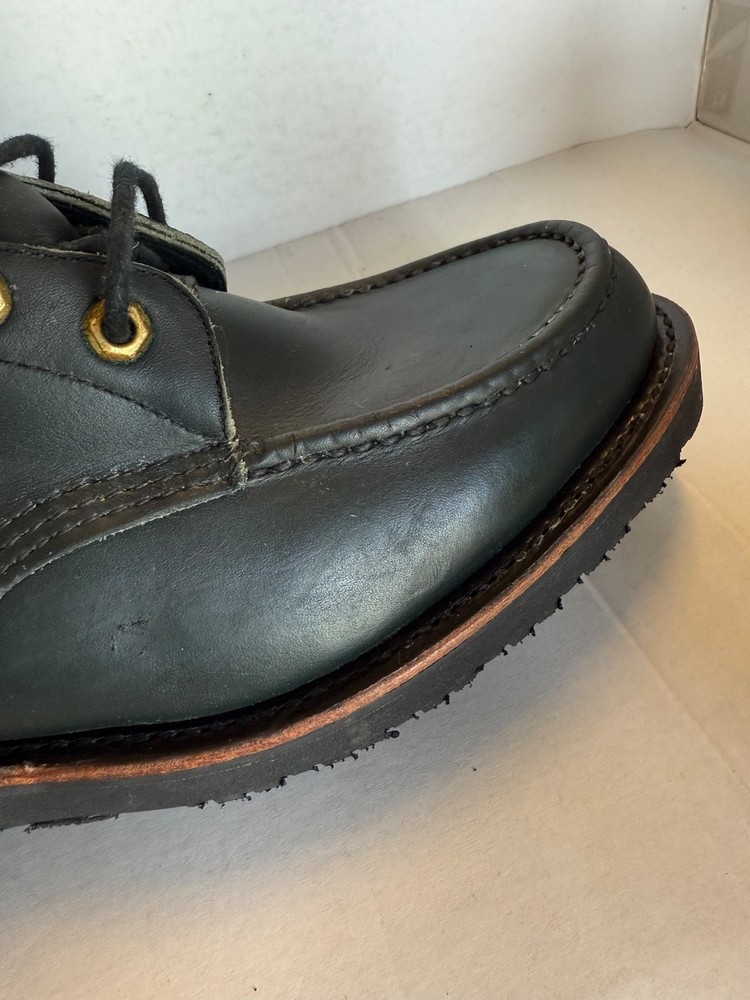 Chippewa Black Leather Highlander Work Boots - Vibram Men's Size 10D With Box