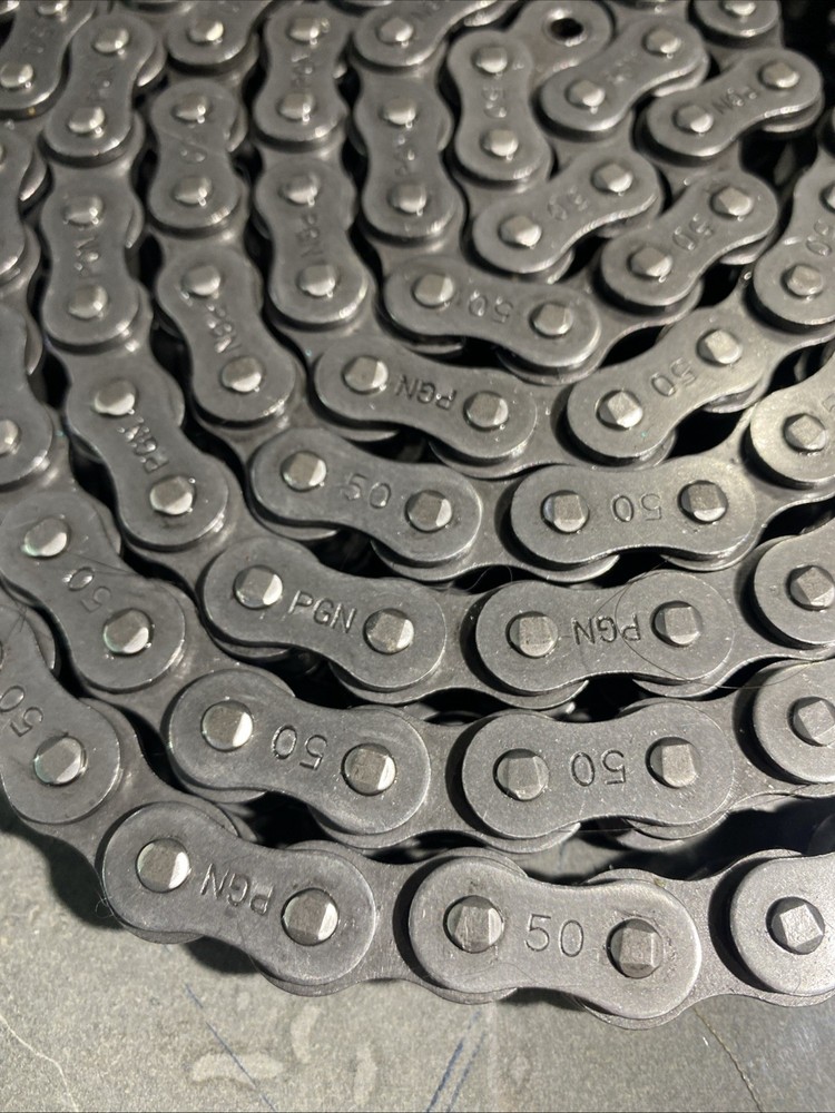 #50 Roller Chain x 10 feet *Missing Connecting Link*