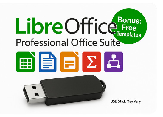 Libre Office 2025 for Windows, with AI Package - Microsoft Office Alternative