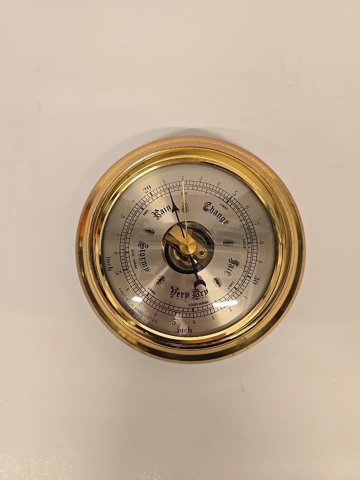 Vintage Brass  International Barometer