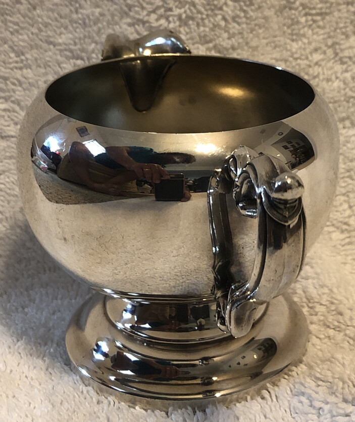 Vintage WM Rogers Silverplate Creamer 3” EUC