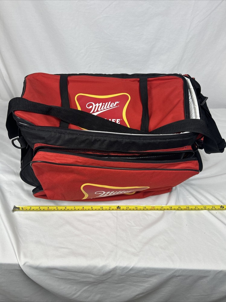 Miller High Life Red Rolling Cooler