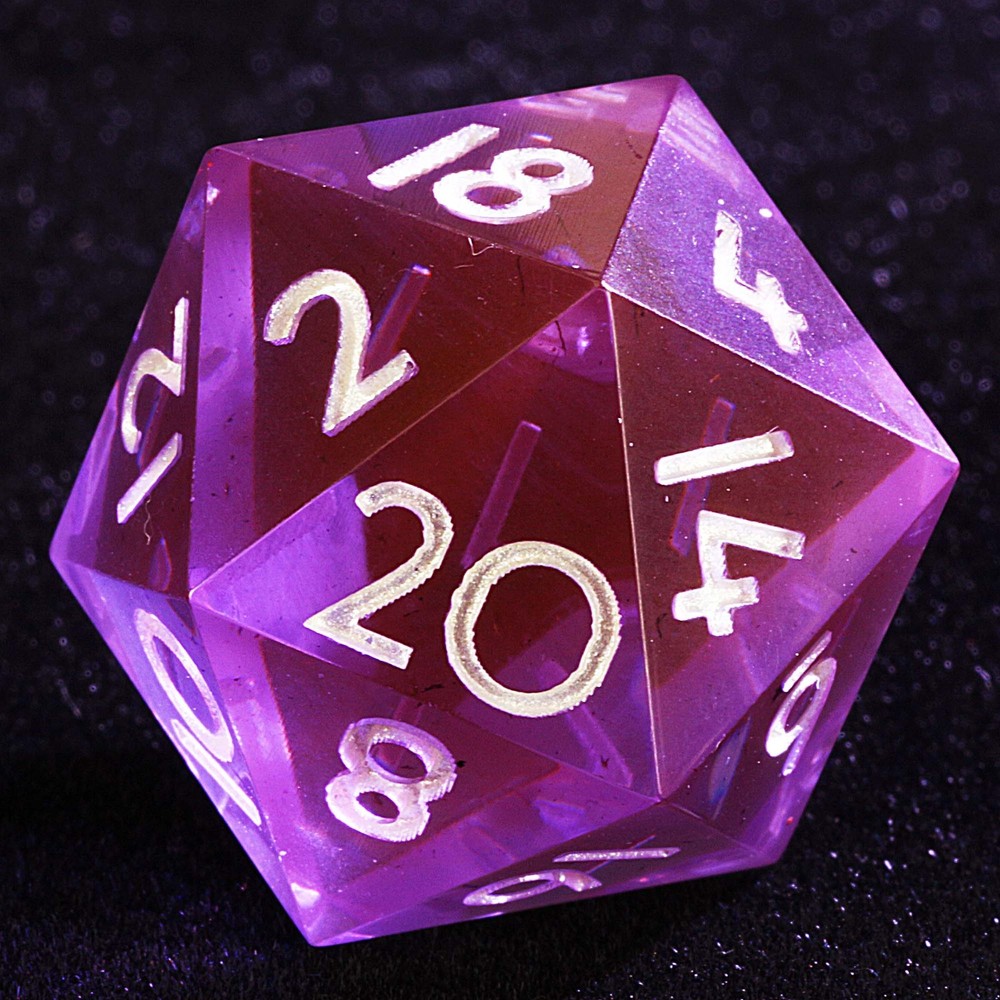 9 Polyhedral D and D Dice Set Nocturne in Deep Blue for Dungeons Dragons RPG