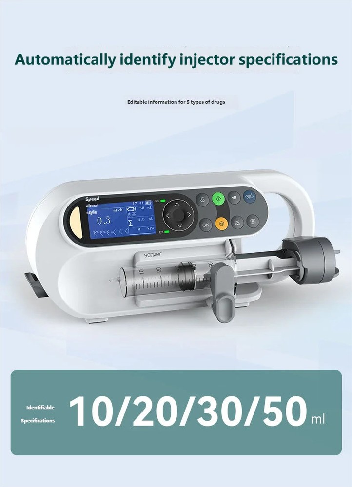 Syringe Pump Precise Control for Medical/Lab Use Rate Range 0.1-1500ml/h