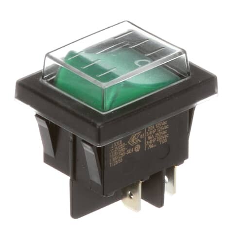 Stoelting 717946 Rocker Switch Green Lighted Power Control