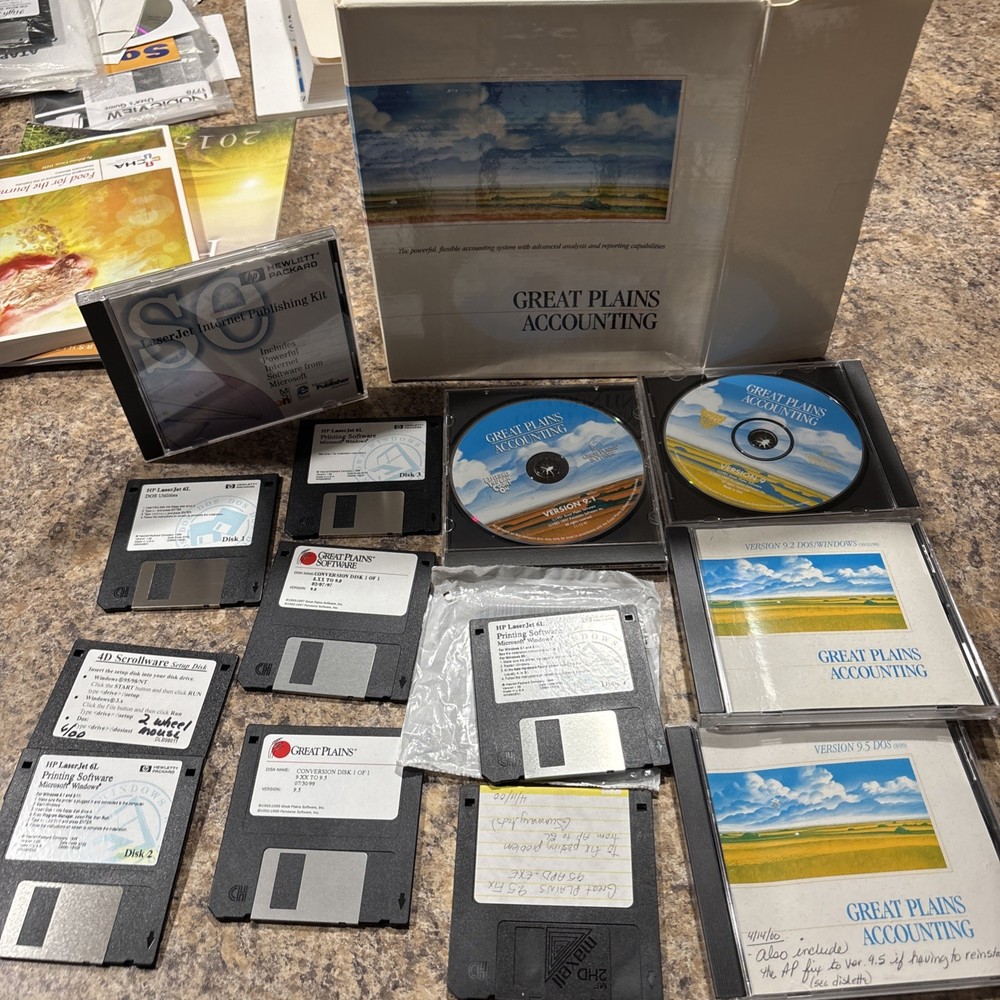 Great Plains Accounting Books & DISC Etc