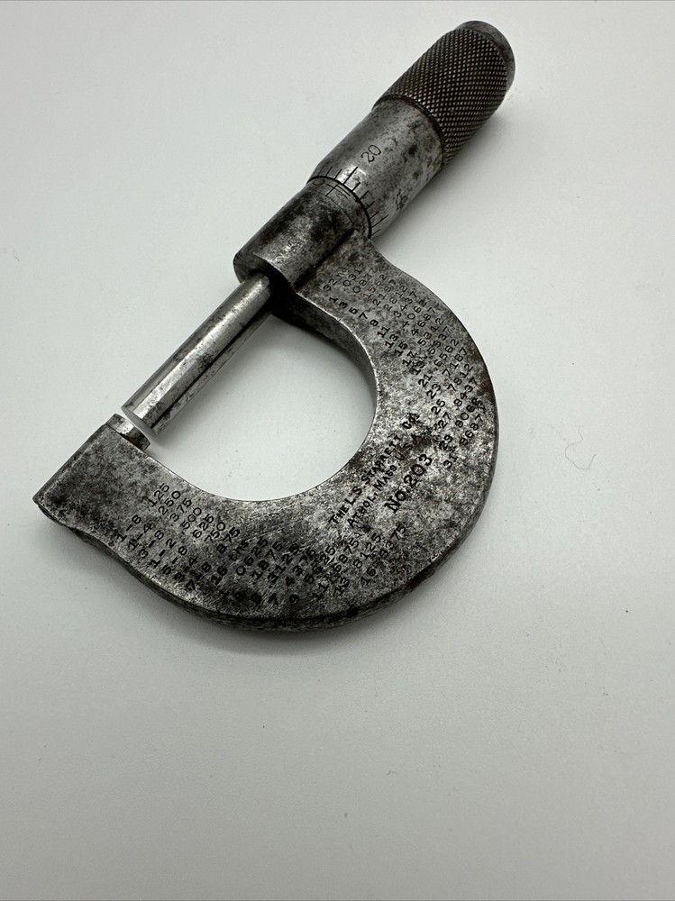L.S. Starrett Co. #203 Micrometer Caliper