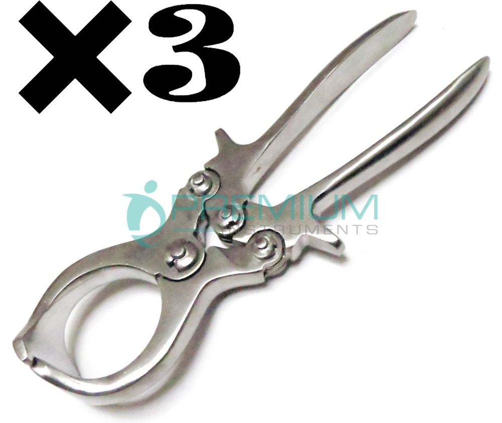 3× Castrator Burdizzo 9" Castration Veterinary Instruments UPDATED ARTICLE