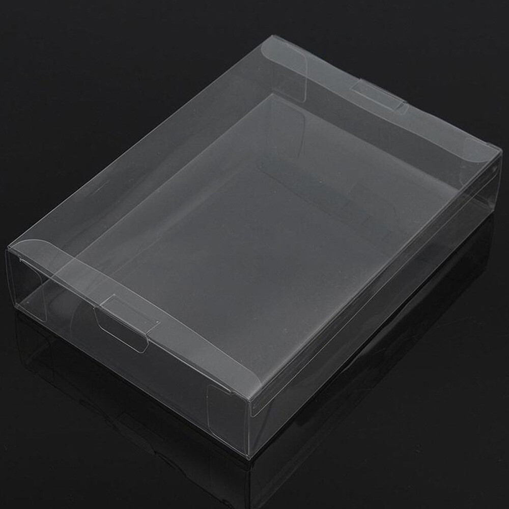 25x SUPER NINTENDO SNES CIB - CLEAR PLASTIC PROTECTIVE BOX PROTECTOR SLEEVE CASE