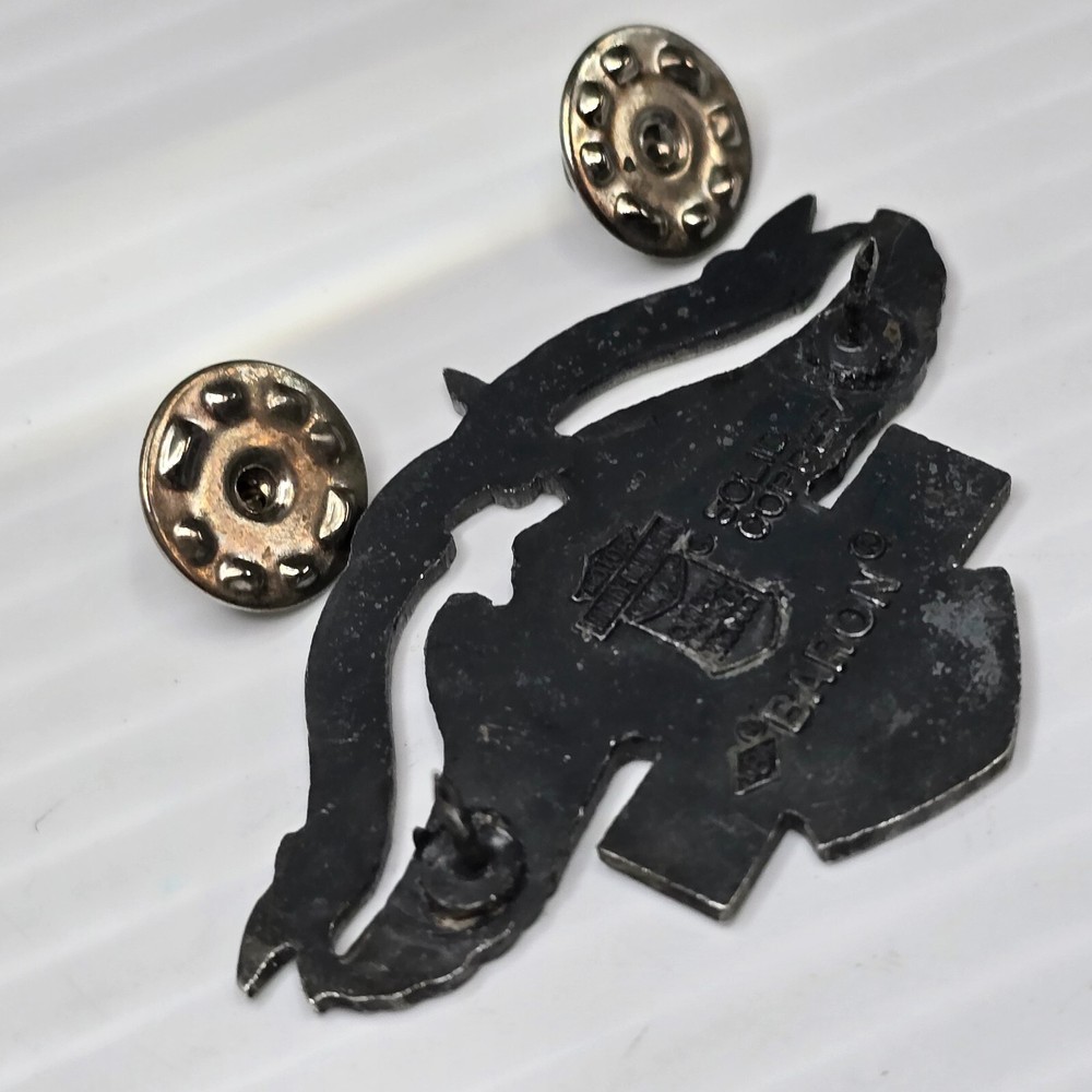 Harley Davidson Motorcycles Eagle Hat Pin Lapel Pin 2 Clutch Baron Solid Copper