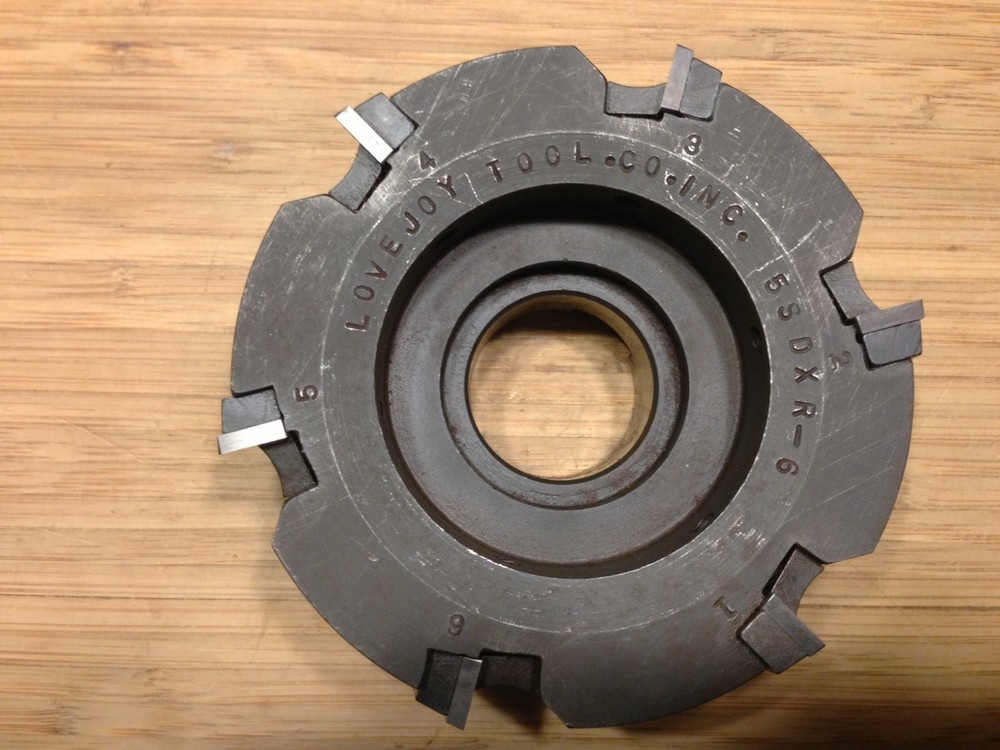LOVEJOY 5" FACEMILL 5S DX R-6 COMPLETE WITH INSERTS