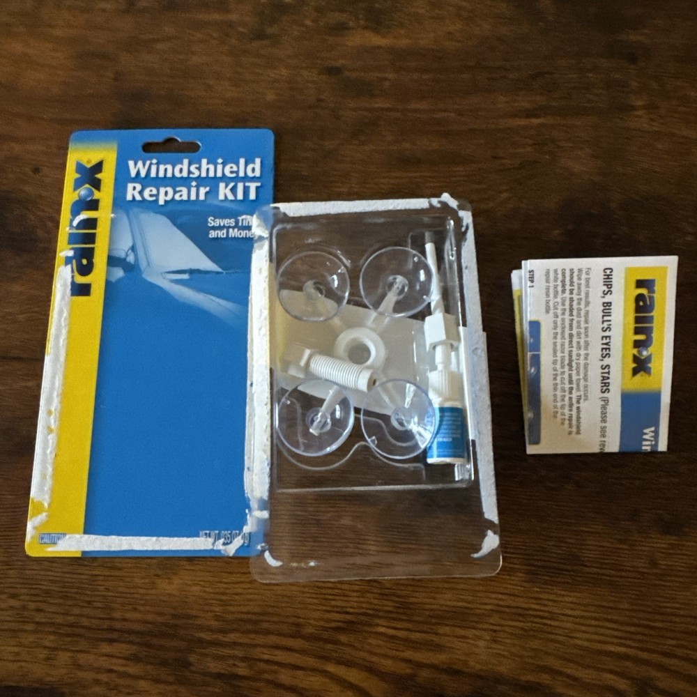 600001 Windshield Repair Kit - Quick and Easy Durable Resin Based Windshield Rep