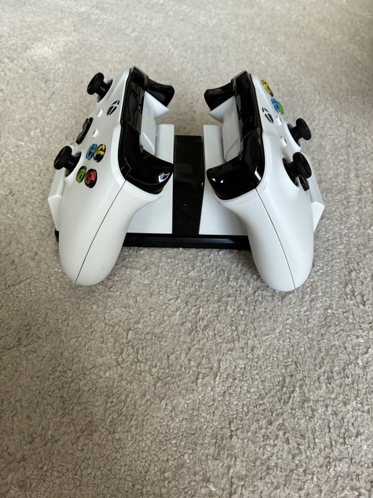 Xbox One S Console with Dual Wireless Controllers - White