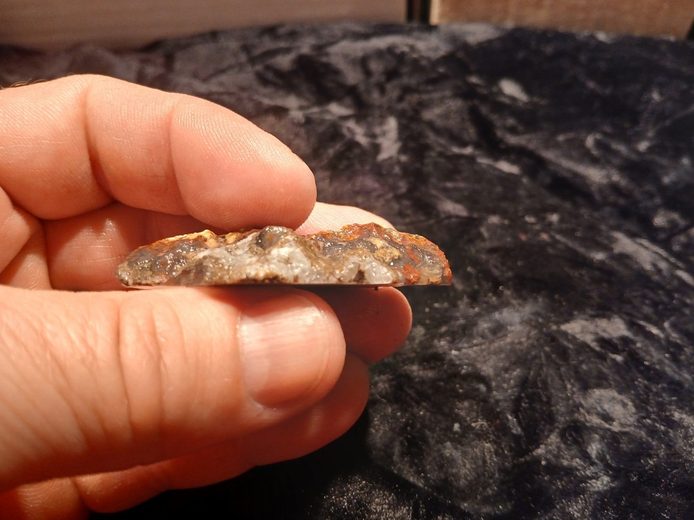Mexican Cathedral Agate Rough End