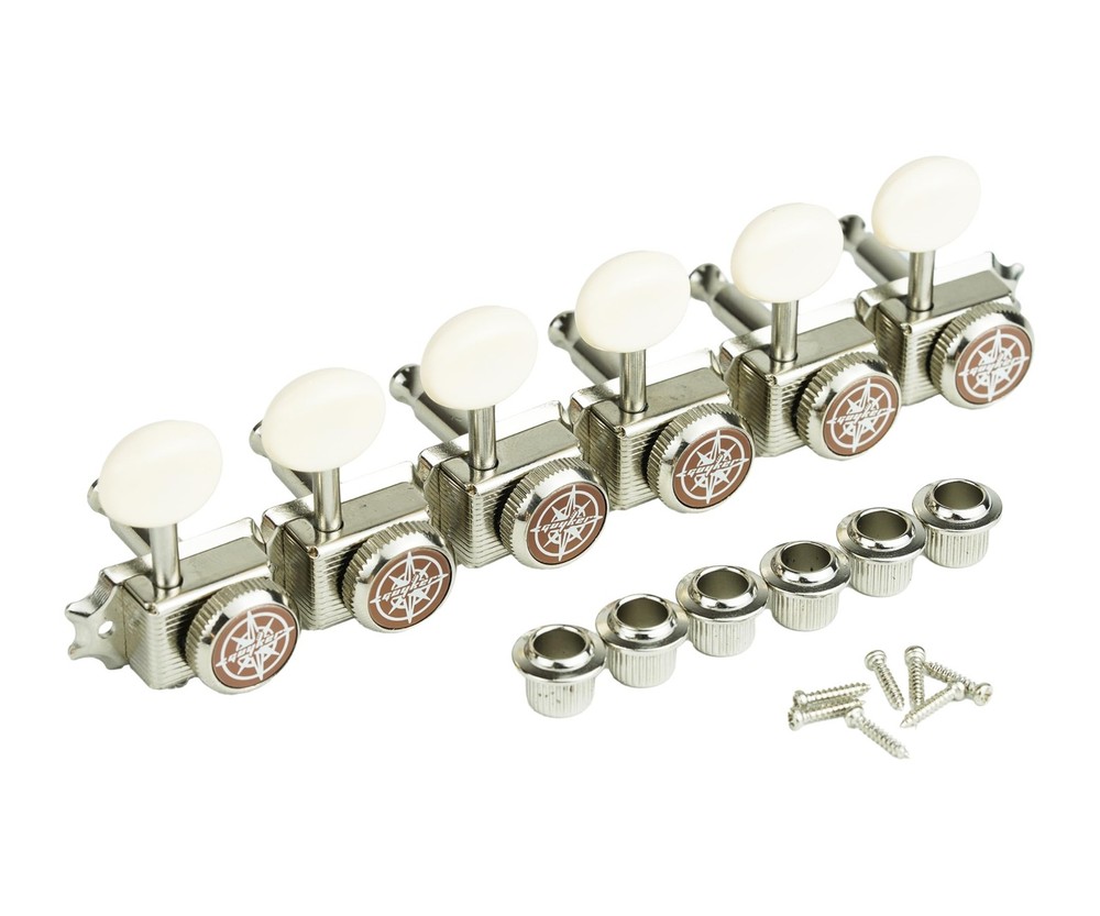 Guyker 6 Inline Vintage Guitar Lock String Tuners – Locking Tuning Key Peg