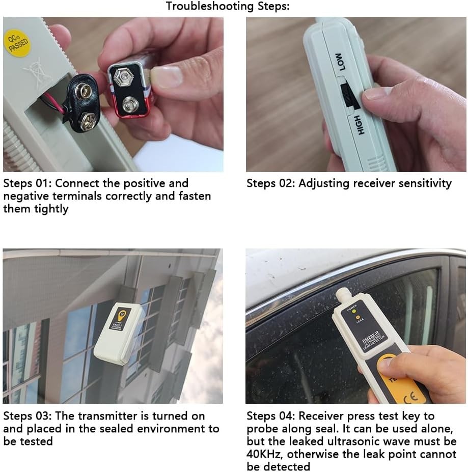 Efficient Leak Detection with Ultrasonic Pressure Transmitter & LED Indication