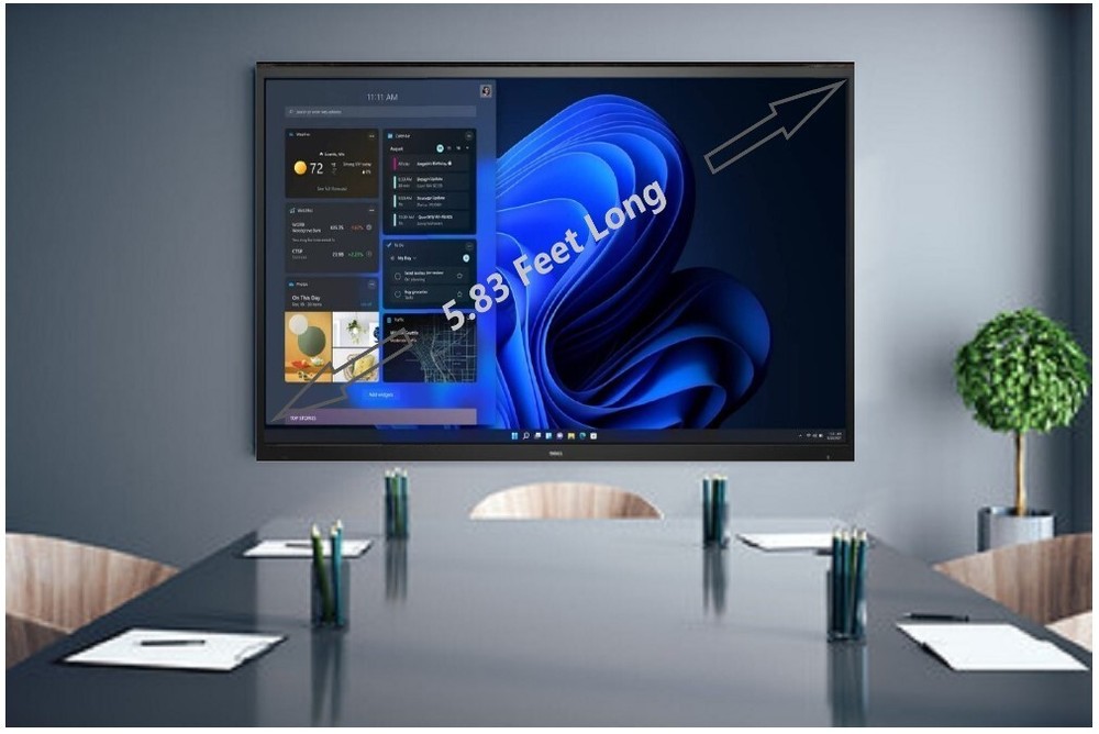 Dell smart board Interactive whiteboard with mobile mount for classroom