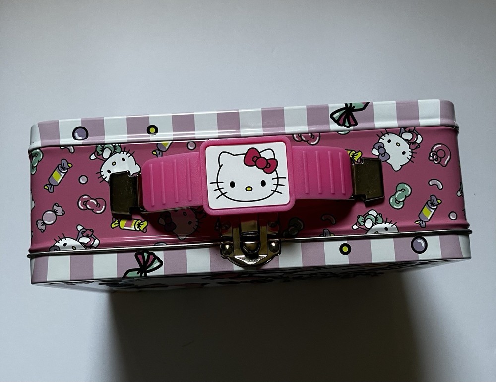 Sanrio Hello Kitty Embossed Tin Lunchbox