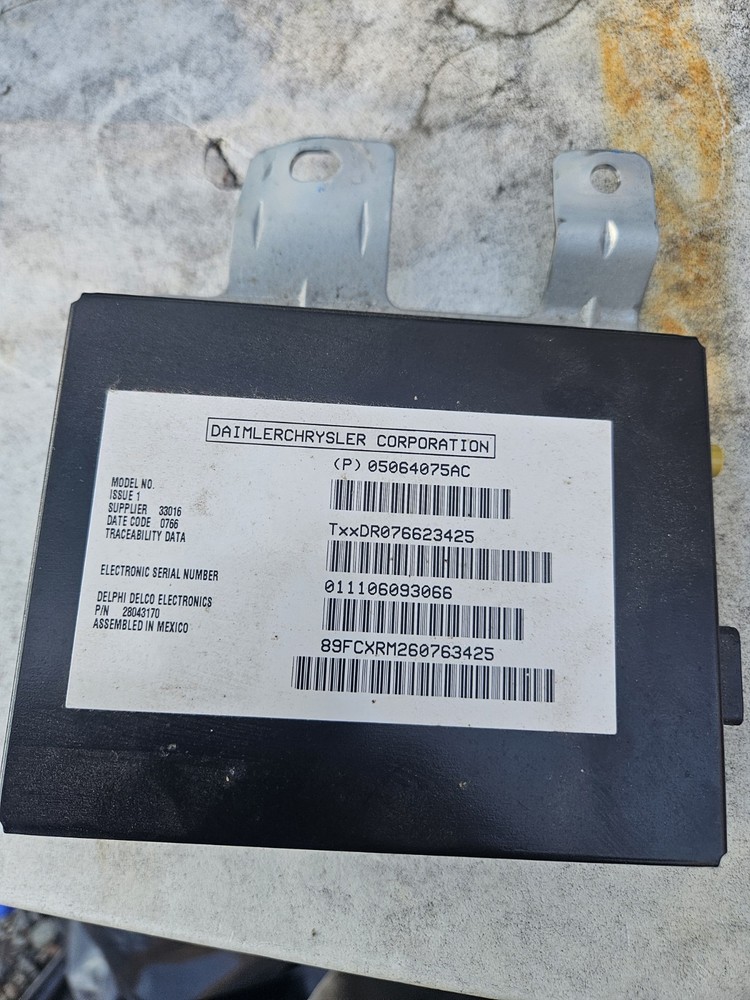 2006-2009 Dodge Ram 1500/2500 | Satellite Receiver Module (SDARS Receiver) | OEM