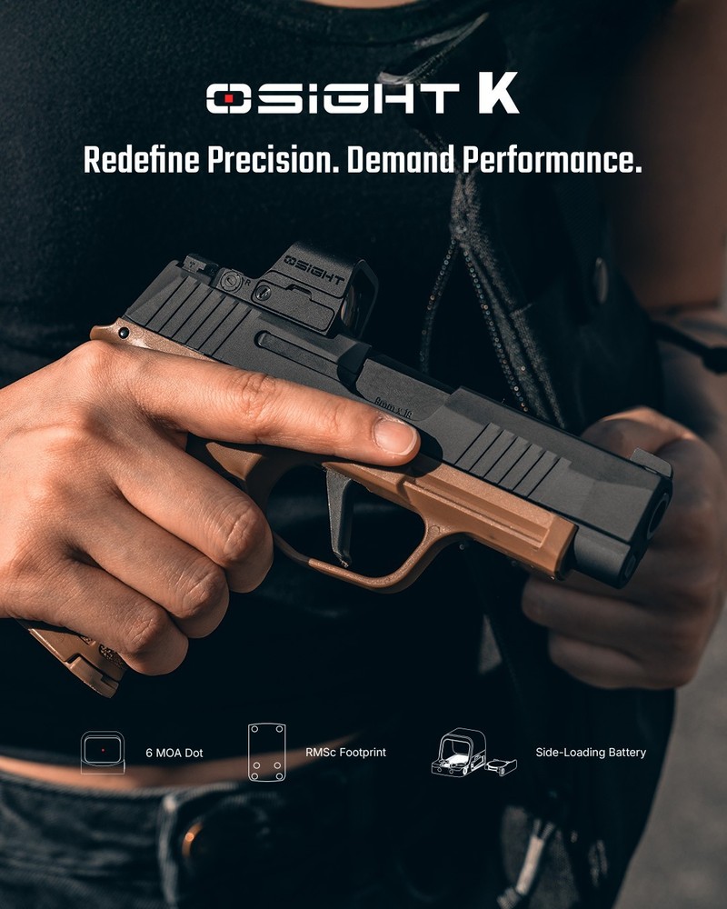 Olight Osight K Open Reflex Optic w/Replaceable Side-Loading Battery