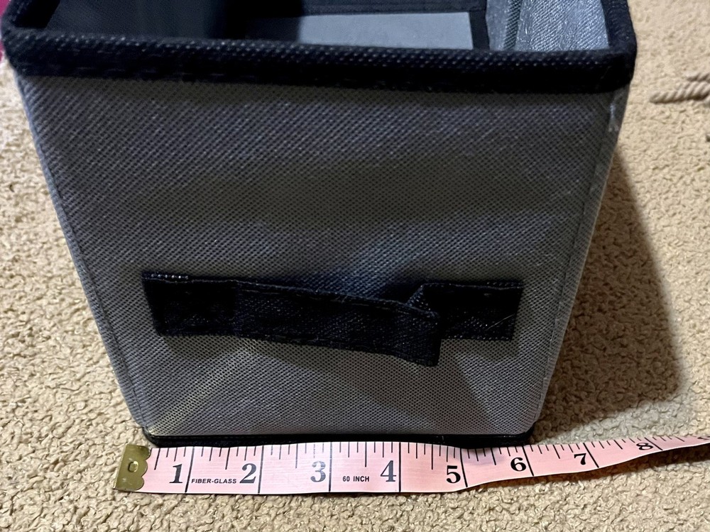 GRAY/BLK STORAGE ORGANIZER CUBBY SET (VARIOUS SIZES) (GREAT FOR RESELLERS)