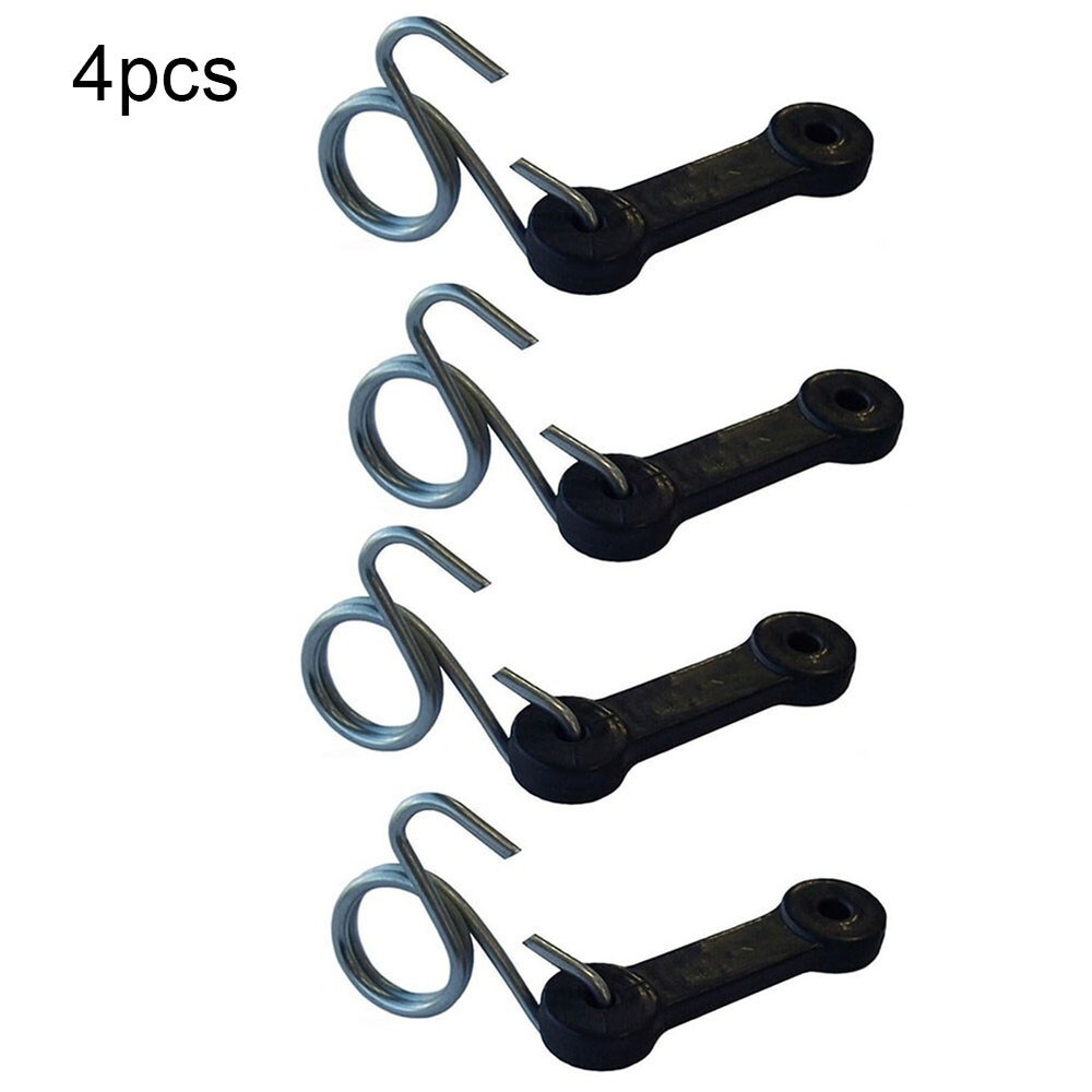 Hassle Installation and Secure Connection 4 Rubber Bungee Straps Included