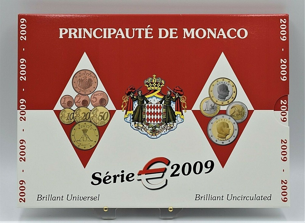 Monaco 2009 -  BU Euro Coinset