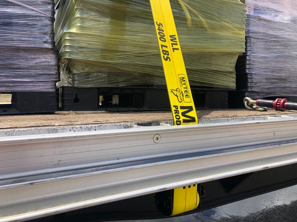 (4 Pack) 3 in. x 30 ft. Winch Strap with Flat Hook