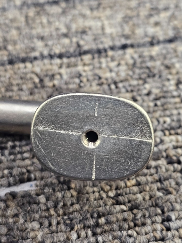 Ashley Norton Solid Bronze 3 3/4" Centers Classic Hex Pull in White Bronze