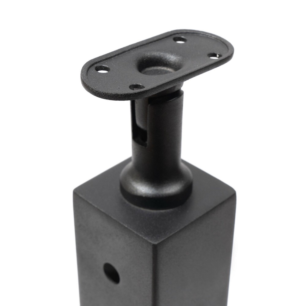 Cable Pre-Drilled Railing Post Corner Post 36x2x2'' Black Corner Post Stainless