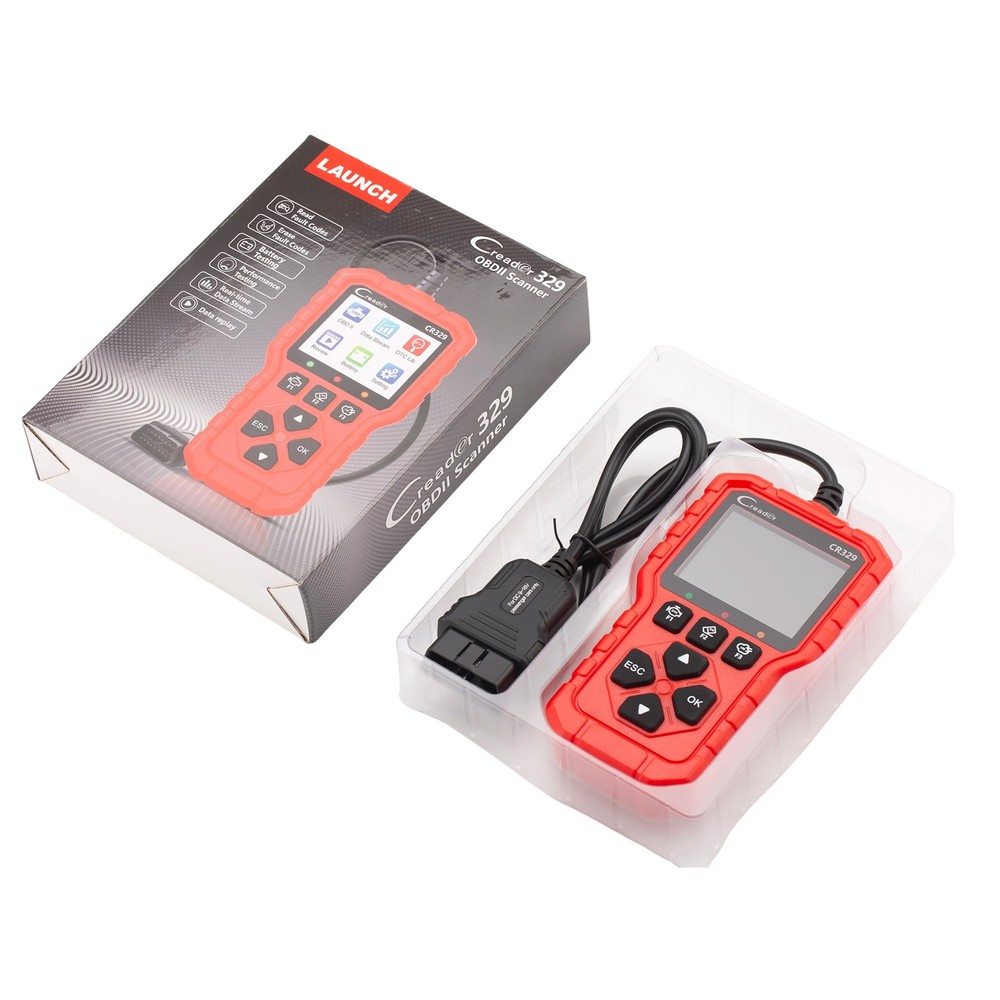 LAUNCH Creader CR329 full OBD Diagnosis Scanner Tool Standard E-commerce Package