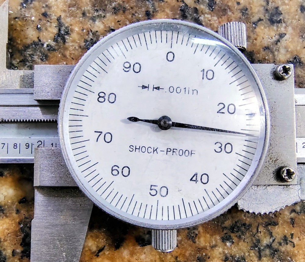 🗽WASHINGTON 6 INCH DIAL CALIPER SMOOTH MOVEMENT