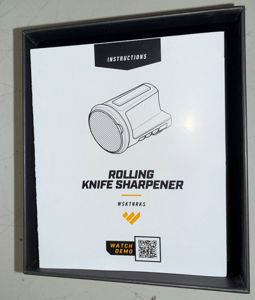 Work Sharp Rolling Knife Sharpener - 4 Angles - For All Kitchen Knife Sets