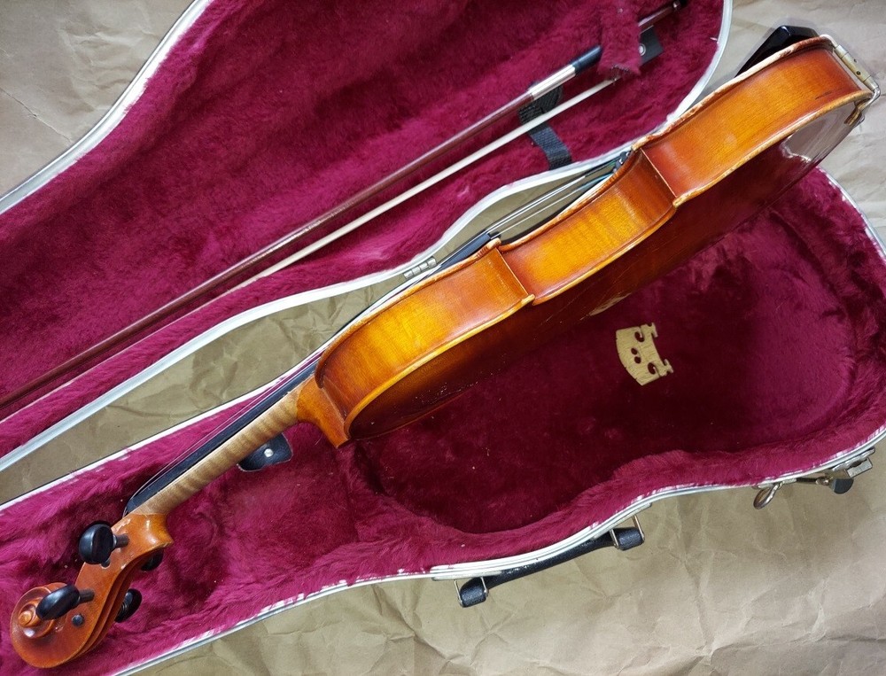 Karl Knilling 4/4 Violin W/ Case & Bow, Good Condition, Germany