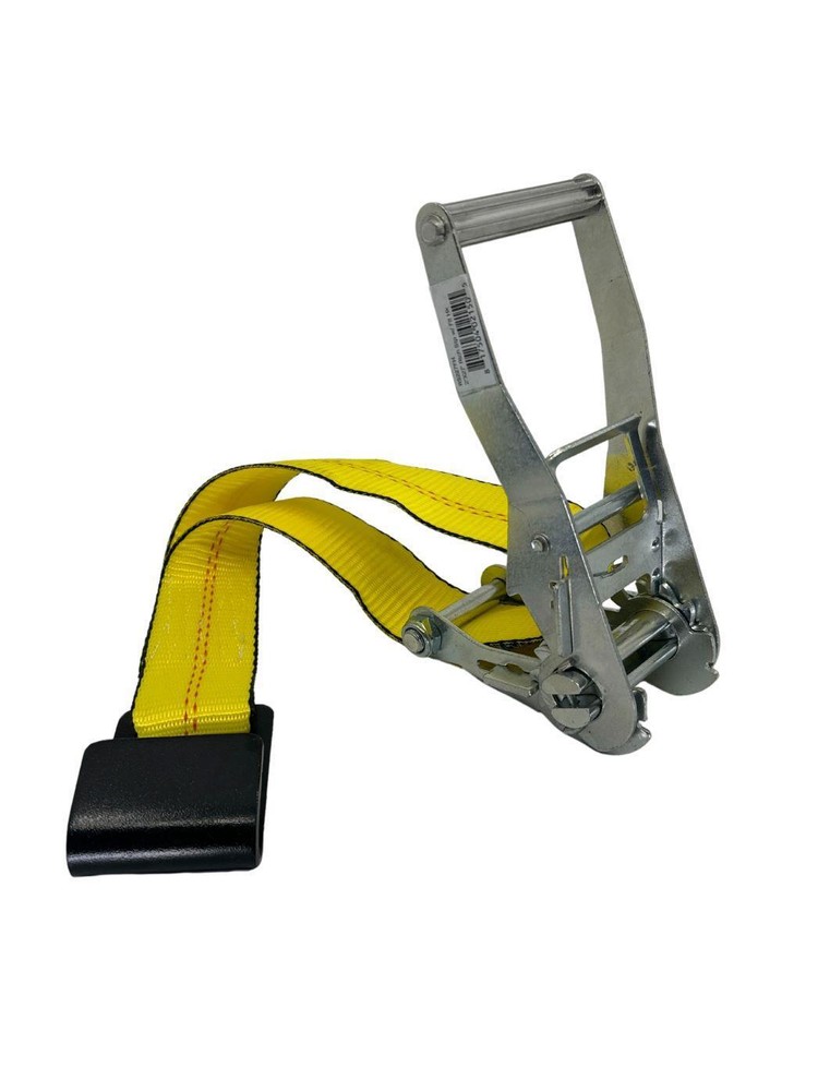 2"X27' Ratchet Strap with Flat Hook 4 Pack
