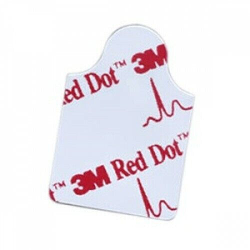 3M Red Dot Resting EKG Electrode, ECG Resting Tab Connector 100/Pack #2330