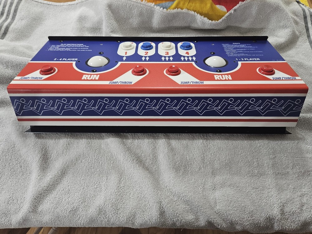 TRACK & FIELD (TRACKBALL) Control panel - with FREE CAB!