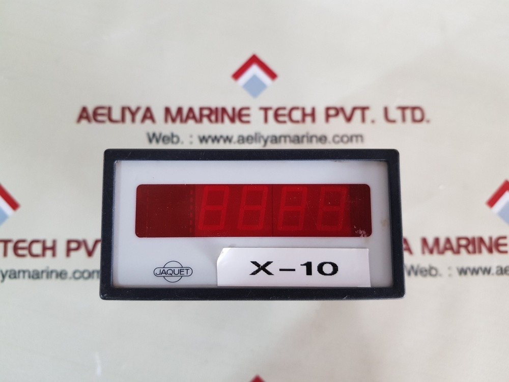 Jaquet x-10 Digital Display Tachometer 18-60VDC 250MA