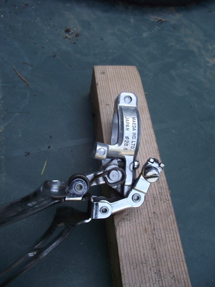 Vintage 1983 Suntour 7 seven Front Derailleur 28.6 4532 bottom pull bicycle