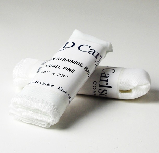 LD Carlson Small Fine Nylon Straining Bag