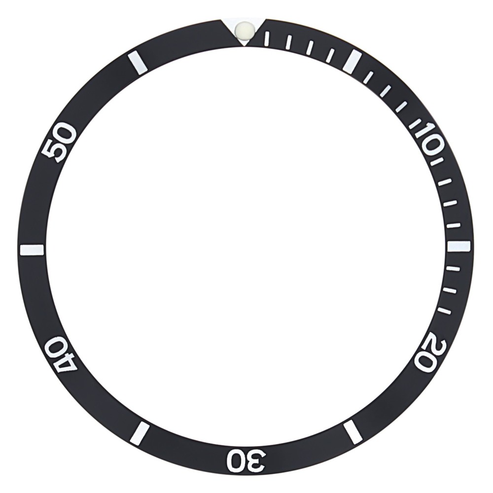 BEZEL INSERT FOR TAG HEUER WATCH 44MM X 38MM BLACK